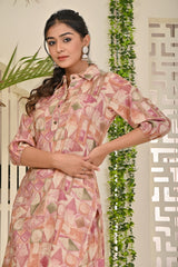 Muslin Printed Co-Ord Set with Afghani Pants