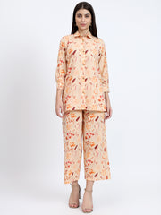 Floral Printed Cotton Co-ord Set