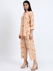 Floral Printed Cotton Co-ord Set