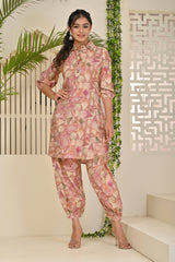 Muslin Printed Co-Ord Set with Afghani Pants